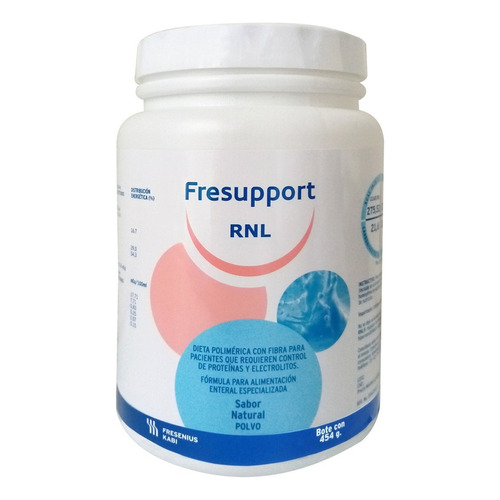Suplemento en polvo Fresenius Kabi  Suplementos Fresupport RNL sabor natural en bote de 454g