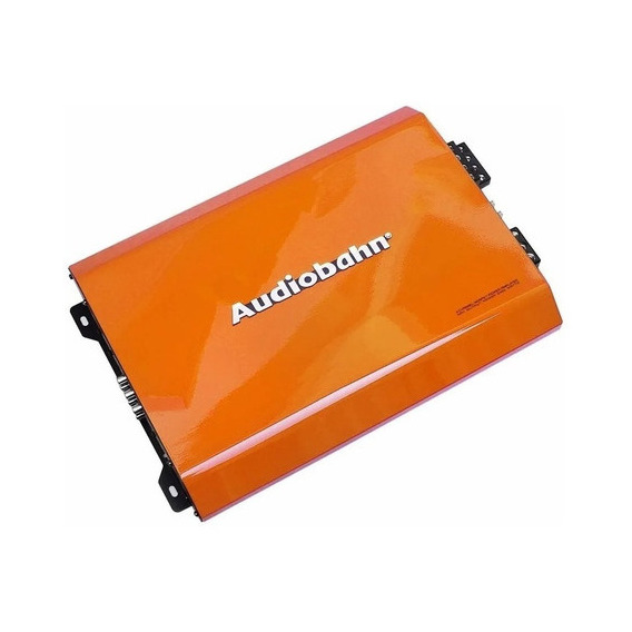 Fuente Amplificador Audiobahn 4 Canales 2400w Color Naranja