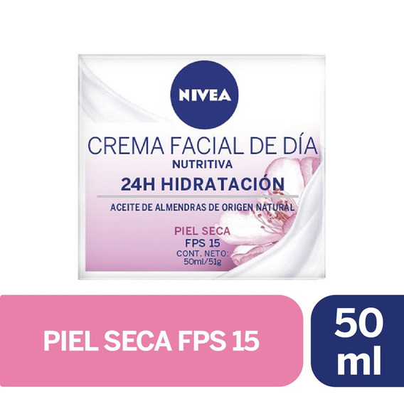 Crema Facial Hidratante Intensiva Nivea Día Spf15 50ml Tipo de piel Seca