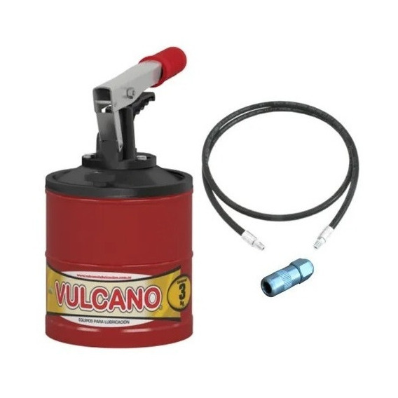 Engrasadora Manual Palanca Tanque 6kg Balde Vulcano