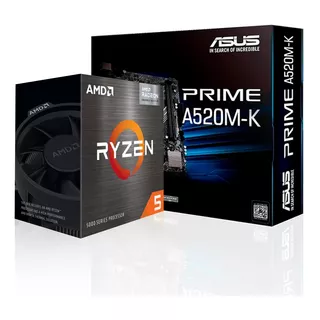 Combo Actualizacion Ryzen 5 5600g Con Video + Asus A520m K