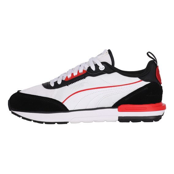 Zapatilla Puma R22 Hombre White/black/red