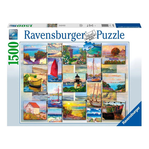 Rompecabezas Puzzle 1500 Collage Costero Ravensburger