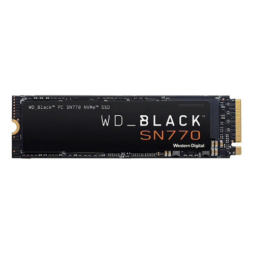 Disco Duro 1tb M2 Wd Sn770 Nvme Gen4 Ssd Pcie M.2 2280 Color Negro