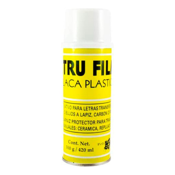 Laca Plastica Tru Film Trasnparente Brillante 420 Ml 1 Pieza