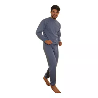 Pijama Hombre Talle Especial Invierno Yacard Pesado 