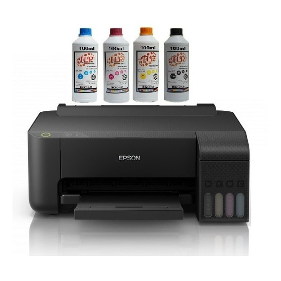 Impresora Epson Cargada Con Tinta De Sublimación Tlp Premium