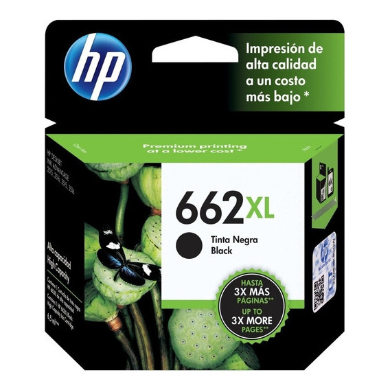 Hp Cz105al (662xl) Negro 1515/3545/2645 360cps