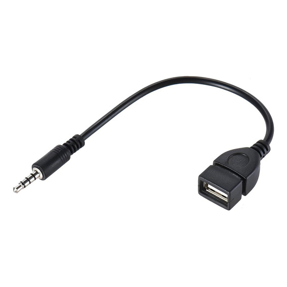 Cable Concector De Audio Aux 3.5 Mm Plug Macho A Usb 2.0