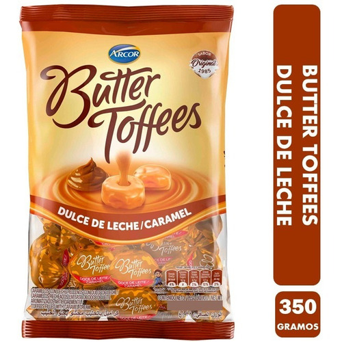 Caramelos Butter Toffees - Dulce De Leche (bolsa De 350 Gr)