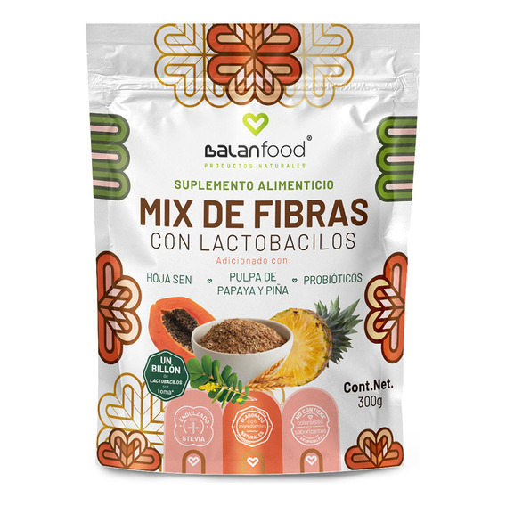 Suplemento Mix De Fibras Con Lactobacilos Y Probioticos 