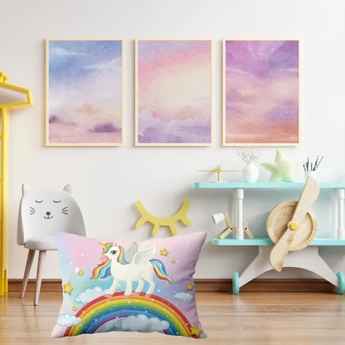 Funda de almohada estampada para ni os individuales 50 x 70 01