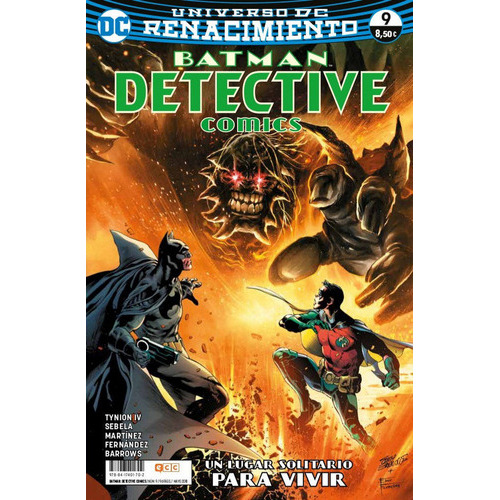 BATMAN: DETECTIVE COMICS NUM. 09 (RENACIMIENTO), de Tynion IV, James. Editorial ECC ediciones, tapa blanda en español