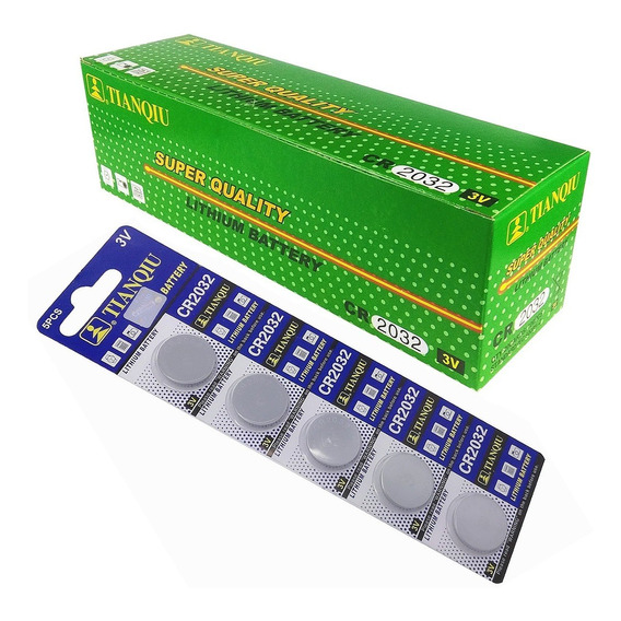 Caja 100 Pilas Baterías 20 Blíster Modelo Pila Cr2032 3v.