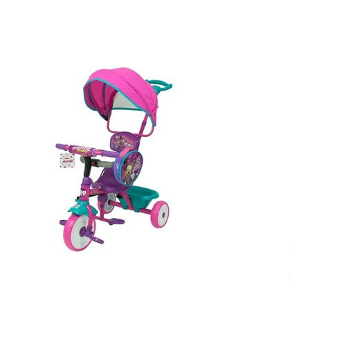 Triciclo Infantil Multifuncional Minnie Violeta Xg-8803 1398 Color Multicolor