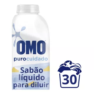 Lava Roupa Líquido Concentrado Puro Cuidado Omo 500ml