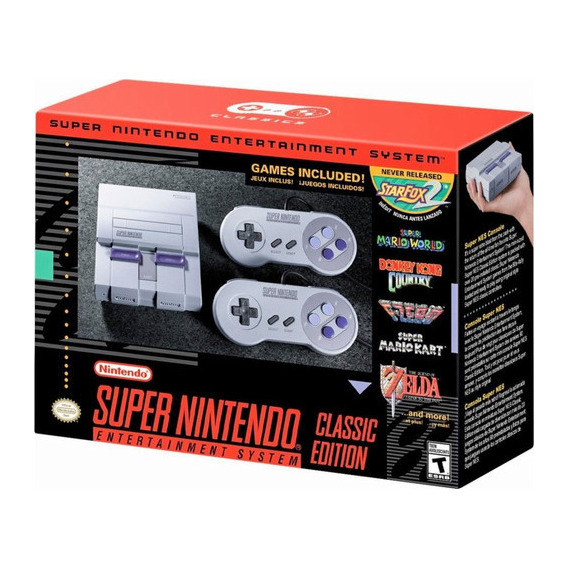 Consola Nintendo Snes Edición Limitada Clásico Color Gris