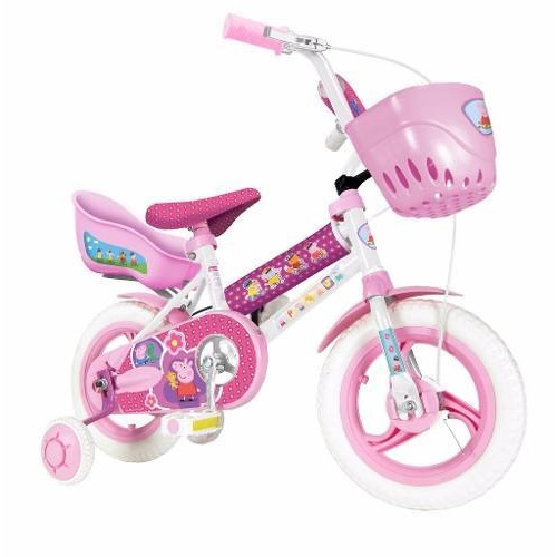 Bicicleta cross infantil Unibike Peppa Pig R12 XS freno v-brakes color rosa  