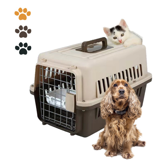 Transportadora Kennel Para Perros Y Gatos 64 X 46 X 44