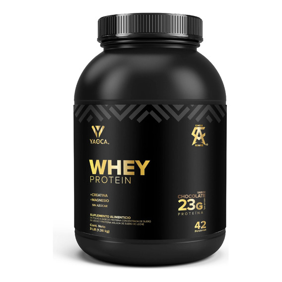 Suplemento En Polvo Yaoca Whey Protein + Creatina +mg 1.36kg