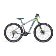 Mountain Bike Mercurio Mtb Recreación Ranger  2018 R27.5 Color Gris/verde Con Pie De Apoyo