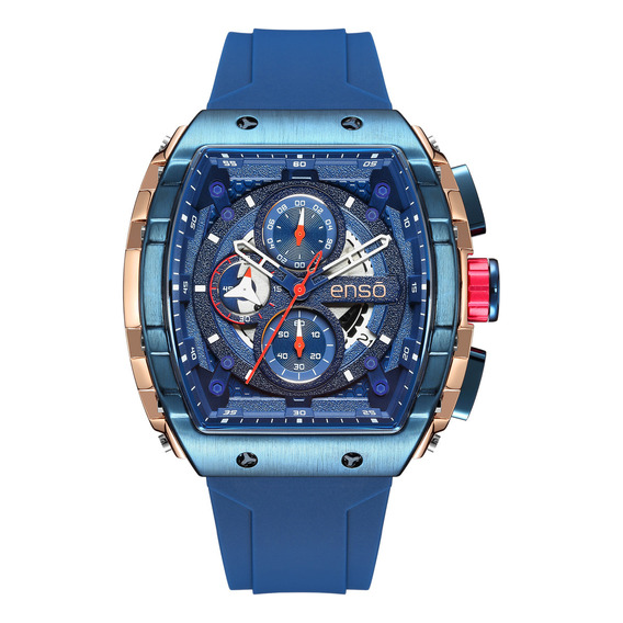 Reloj De Pulsera Enso Para Caballero Ew1063g3 Azul