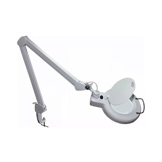 Lupa Con Luz Led 550 Lumenes Zurich Soporte Tipo Morsa Pro