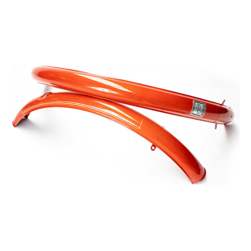 Salpicadera Para Bicicleta R26 Naranja Ys-7954 Mariluz