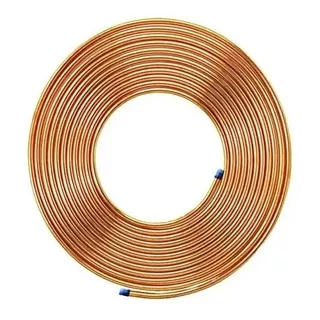 25 M De Tubo Cano De Cobre Flexível  5/16'' + Capilar 0,042