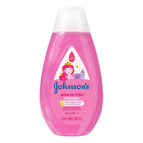  Shampoo JOHNSON’S® Baby Gotas de Brillo 200 ml