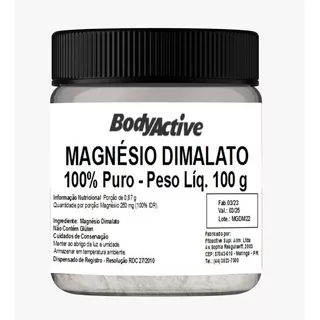 Combo Magnésio Dimalato 100 G + Magnésio Treonato 100 G