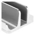 Soporte Base Vertical Aluminio Para Mac Macbook Notebook Gris