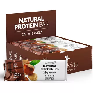 Natural Protein Bar - Puravida 12 Un.