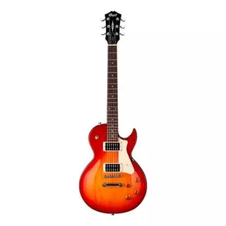 Guitarra Elétrica Cort Cr Series Cr100 De  Mogno Cherry Red Burst Com Diapasão De Jatobá