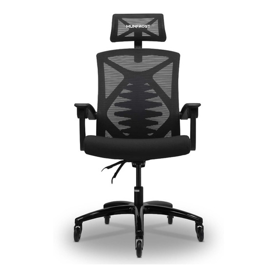 Silla Gamer Munfrost Nova Mesh Vertebral Arch Ruedas Silence