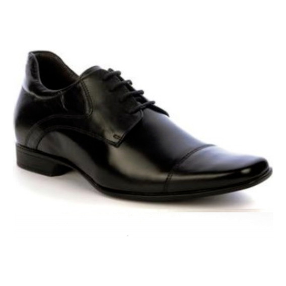Zapato Formal Manhattan Negro Max Denegri +7cms De Altura