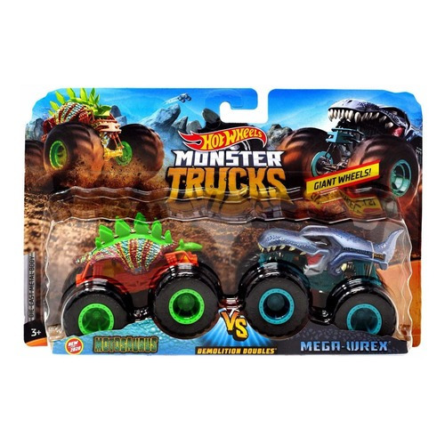 Hot Wheels Monster Trucks Motosaurus Vs Mega Wrex 1:64