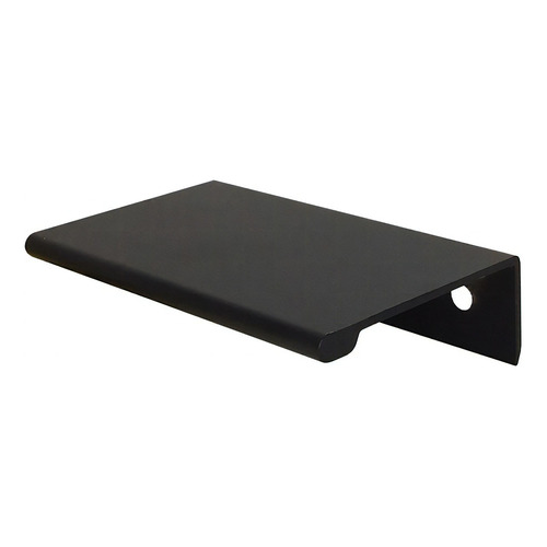 Tirador Euro Aluminio Class 40 Mm Negro Puerta Cajón Mueble 