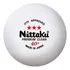 Pelota Ping Pong Nittaku 3 Estrellas Set 3 Unidades Mmsports Color Blanco