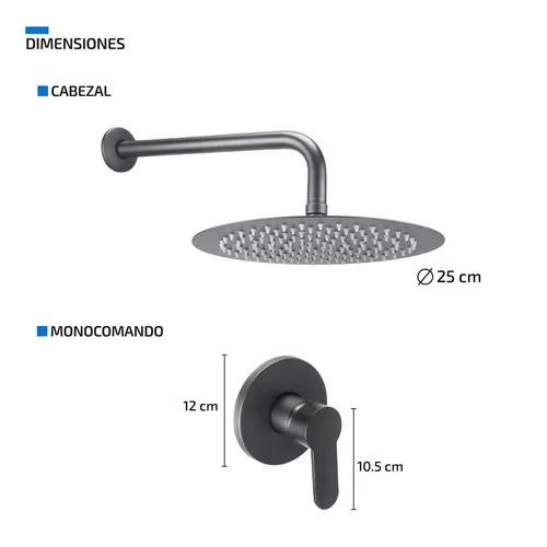 Ducha exterior empotrada hotsell