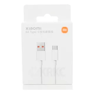 Cable Usb Tipo C Xiaomi Naranja 6a