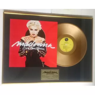Madonna You Can Dance Quadro Disco De Ouro Pronta Entrega