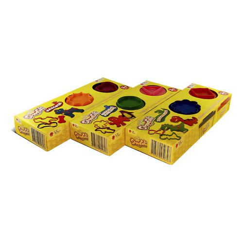 Juego De Masas Smoshi Porte X2 Con Moldes Top Toys Color Multicolor
