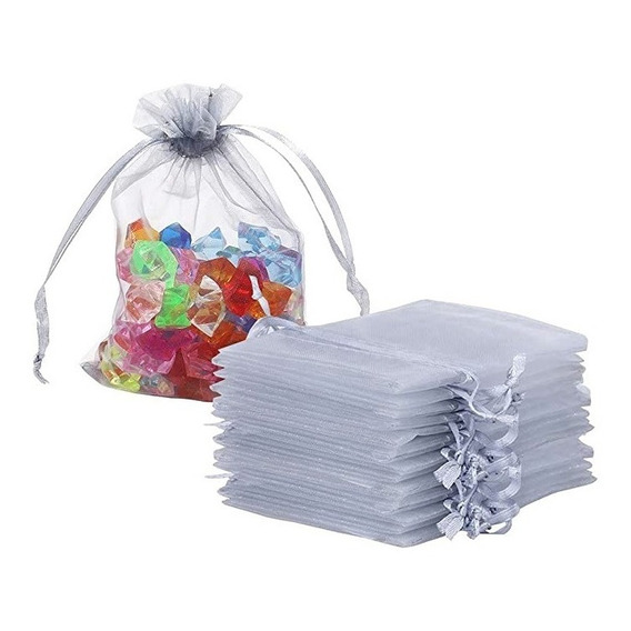 Bolsitas De Organza Sorpresitas Souvenirs 20x15 Cm Pack X12 