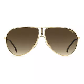 Lentes De Sol Carrera Gipsy65 J5gha Café/carey Para Hombre Color De La Lente Café Degradado Color De La Varilla Oro/carey Color Del Armazón Oro Diseño Piloto