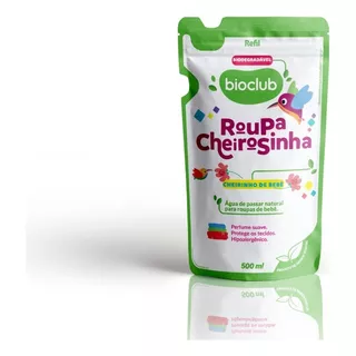 Água De Passar Roupa Cheirosinha 500ml Bioclub Baby