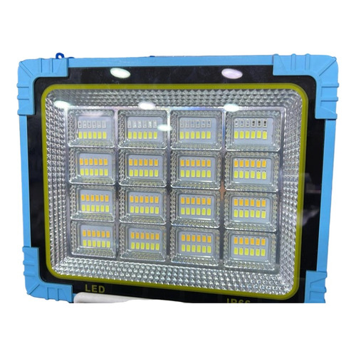 Luz De Emergencia Lámpara Solar Portátil Led Luz De Carga Color Celeste