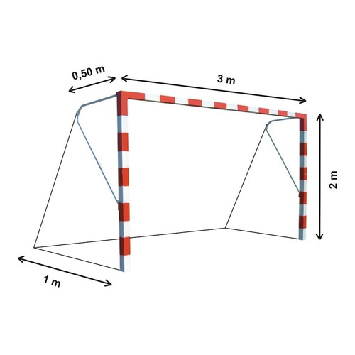 Red De Papi Futbol 3 X 2 Polietileno Precio Por Par! Redes