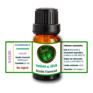 Vetiver De Java 10 Ml - Aceite Esencial - Aromaterapia