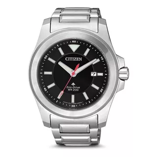 Relógio Citizen Eco Drive Promaster Titanium Bn0211-50e Cor Da Correia Cinza Cor Do Bisel Cinza Cor Do Fundo Preto